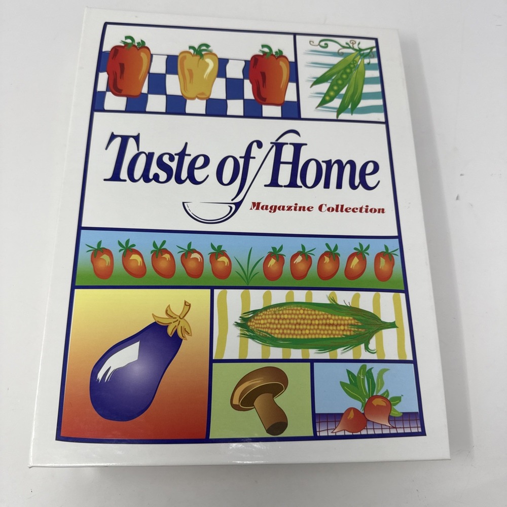 Vintage Lot of 12 Taste of Home Magazines 1999-2001 In Binder Cooking Recipes
